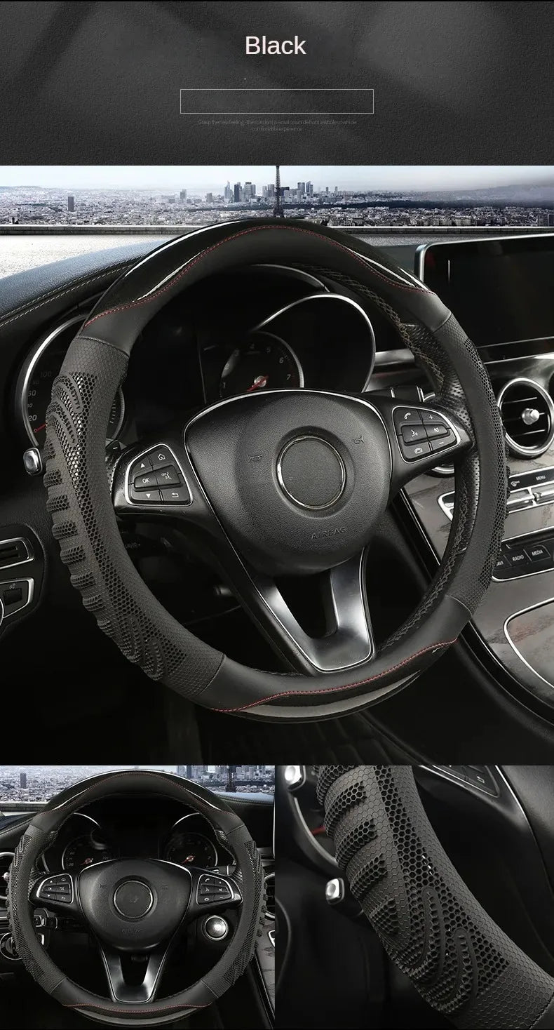 Three-dimensional Honeycomb Steering Wheel Cover
