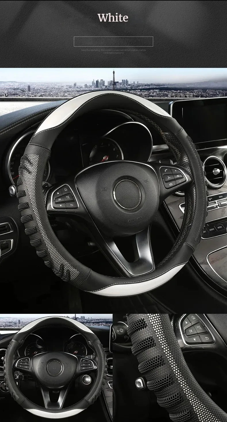 Three-dimensional Honeycomb Steering Wheel Cover
