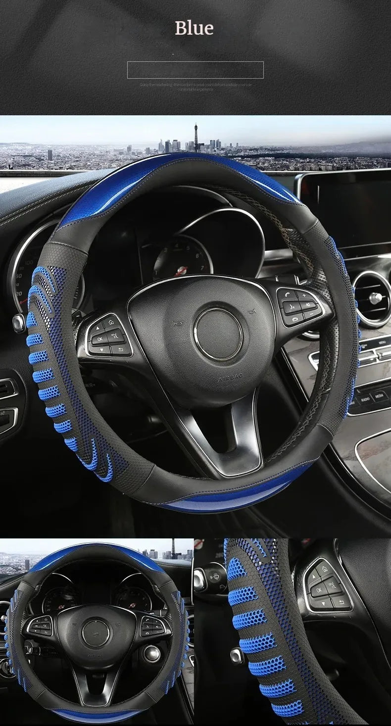 Three-dimensional Honeycomb Steering Wheel Cover