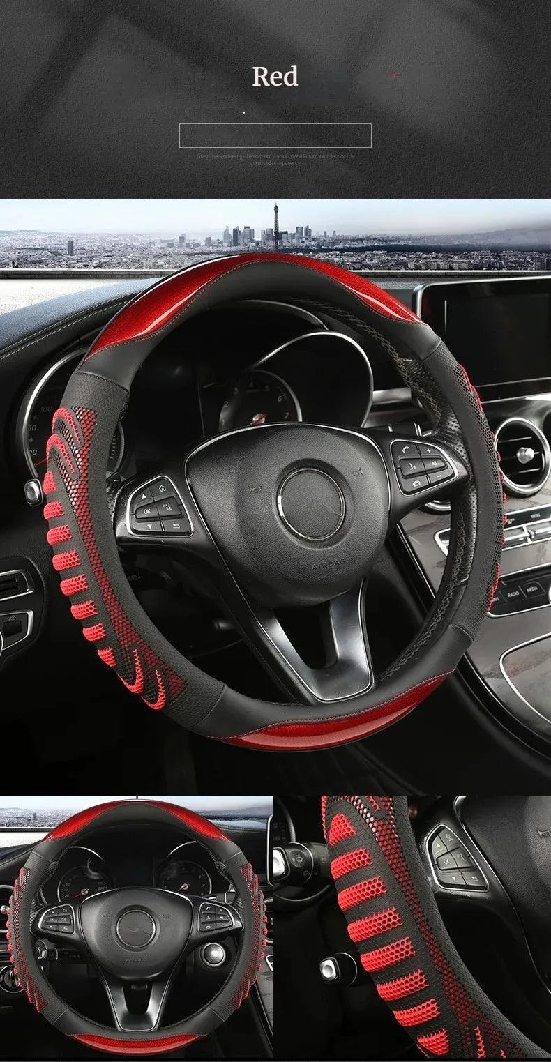 Three-dimensional Honeycomb Steering Wheel Cover