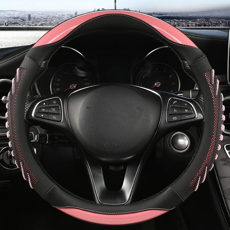 Three-dimensional Honeycomb Steering Wheel Cover